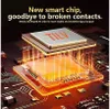 A stylized illustration of a computer chip and circuit board, with glowing orange energy effects. Produktbild-Vorschau
