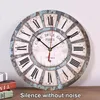12 Zoll dicke Küchenwanduhr aus Holz – Retro-Bauernhausuhr, Produktbild-Vorschau 3