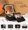 Kosmetiktasche mit Beleuchtetem Spiegel, Make Up Tasche mit Produktbild-Vorschau 4