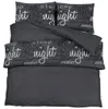 vidaXL Bettwäsche-Set Schwarz 220x240 cm Baumwolle Produktbild-Vorschau 1
