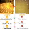 6x4M Led Lichterkette Innen, Warmweiß Lichternetz 31V Produktbild-Vorschau 4