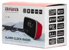 Aiwa CRU-19RD, Digitaal wekkerradio, Rechthoekig, Rood, Productafbeelding-voorbeeld 9