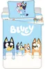 Juego de ropa de cuna Bluey, diseño familiar, 100x135 cm, Vista previa de la imagen del producto 1
