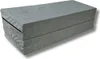 A folded gray mattress is shown from a three-quarter angle. Podgląd zdjęcia produktu