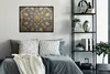MuchoWow® MuchoWow® Gerahmtes Poster Kreis - Decke - Blau Produktbild-Vorschau 5