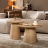 Bronx71 Couchtisch Set Ash rund Ø50 / 62 cm Eiche hell Produktbild-Vorschau 5