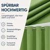 Ösenvorhang 140x245cm #9009 apfelgrün Produktbild-Vorschau 3