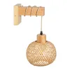 Applique Alpinaluz LUMA in legno e rattan, lampada da Anteprima dell’immagine prodotto 2