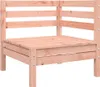 vidaXL Canapé d'angle de jardin avec coussins en bois Voir les images du produit 5