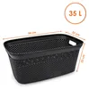 3.02 Bac à linge noir - 35 litres / env. 54 x 33 x 23 cm - Voir les images du produit 2
