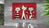 wash+dry Schmutzfangmatte Three Cats - 40 x 60 cm Produktbild-Vorschau 2
