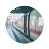 MuchoWow® Mauspad Mousepad Schöner Zug auf dem Bahnsteig Produktbild-Vorschau 1