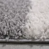 Wohnzimmer Teppich Hochflor Shaggy  Deko kariert streifen Produktbild-Vorschau 4