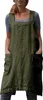 Zástěra Pinafore, zástěra s překříženými zády a kapsami, Náhled obrázku produktu 1