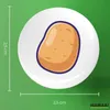 Huuraa Button Kartoffel Comic 25mm rund mit Produktbild-Vorschau 3
