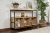 Skye Decor, Solace - Oak, Black, Konsole, Eiche, 100 % Produktbild-Vorschau 3