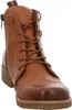 A close-up, studio shot of a brown leather boot. Produktbild-Vorschau