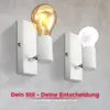Wandleuchte - retro, schwenkbar, E27 Fassung, max. 60W, Produktbild-Vorschau 5