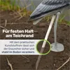 Fischreiher-Attrappe: Wetterfeste Dekofigur und Produktbild-Vorschau 4
