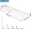 LARS360 Vchodová stříška PET čirá 50×160 cm - Průhledná Náhled obrázku produktu 2