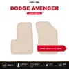 DURBAN Beige Velours-Fußmatten vorne für Dodge Avenger Produktbild-Vorschau 17