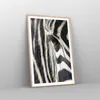 Gerahmtes Poster - Rahmen in heller Eiche - Zebra Streifen Produktbild-Vorschau 8