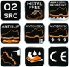 O2 SRC Berufsschuhe, Nubuk, Größe 46 Produktbild-Vorschau 2