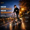 Kinder Scooter mit Handbremse, LED-Leuchträdern, Produktbild-Vorschau 2