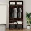 vidaXL Kleiderschrank Räuchereiche 100x50x200 cm Produktbild-Vorschau 11