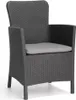 Allibert Lounge-Balkon-Möbel Salvador  3-tlg.-Set, Grau Produktbild-Vorschau 4