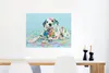 MuchoWow® Poster Hund - Farbe - Blau 80x60 cm - Kunst für Produktbild-Vorschau 5