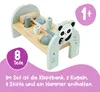Eichhorn Hammering Bench, 1 rok / roky, Drevo, Viacfarebn Náhľad obrázku produktu 10