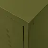 vidaXL TV skříňka olivově zelená 105x35x50 cm ocelová Náhled obrázku produktu 7