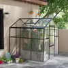 Outsunny Gewächshaus Aluminium Treibhaus 3,68m² Tomatenhaus Produktbild-Vorschau 2