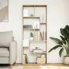 vidaXL Raumteiler-Bücherregal Sonoma-Eiche 67x25x161,5cm Produktbild-Vorschau 3