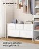 SONGMICS Kommode, Schrank, 5 Stoffschubladen, Produktbild-Vorschau 3