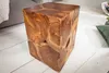 Massiver Beistelltisch SQUARE 30cm Teakholz Würfel Produktbild-Vorschau 3