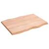 vidaXL Stolová deska 80x60x(2-4) cm z masivního dřeva s Náhled obrázku produktu 4