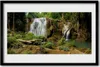 Bild 60x40 MDF-Rahmen Wandkunst Wasserfall Fluss Wald Natur Produktbild-Vorschau 1