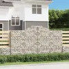 Gabionen mit Hochbogen 10 Stk 300x50x160/180cm Verzinktes Produktbild-Vorschau 2