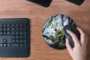 MuchoWow® Mauspad Mousepad Panda - Pflanzen - Zweige 20x20 Produktbild-Vorschau 4
