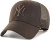 47 Brand Trucker Cap - Branson MLB New York Yankees braun Anteprima dell’immagine prodotto 1