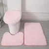 Badezimmerteppich-Sets, 3-teilig, Toilettendeckelbezug, Produktbild-Vorschau 2
