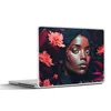 MuchoWow® Laptop Aufkleber Sticker Cover Blumen - Frau - Produktbild-Vorschau 1