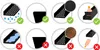 The image shows a grid of eight circular panels, each containing an illustration related to a bathroom corner shelf. Some panels have green checkmarks indicating correct usage or features, while others have red crosses indicating incorrect usage or feature Produktbild-Vorschau