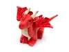 A red plush dragon toy is shown against a white background. Produktbild-Vorschau