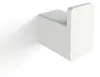 Set di 3 ganci minimalisti PALO, in metallo, colore bianco, Anteprima dell’immagine prodotto 1