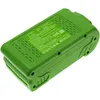 A green battery pack is shown from a diagonal angle against a white background. Náhled obrázku produktu