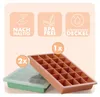 Blumtal Eiswürfelformen Silikon 3er Set - 24er Produktbild-Vorschau 2