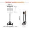 Habib Gruppe Kinderroller  Premium LED Scooter 3-Rad | Produktbild-Vorschau 3